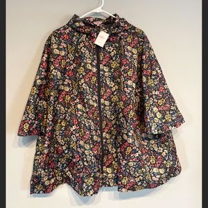NWT Cath Kidston Poncho Cape with Bag